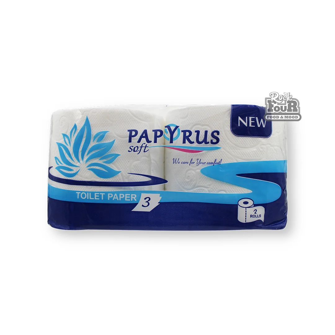 Զուգարանի թուղթ «Papyrus» եռաշերտ 2հատ